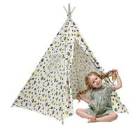 Les Enfants Jouent à la Tente 51x47x47 '' Tent de tipe du tipe pour Enfants avec Une fenêtre Amusante et Une Maison de Jeu intérieure en Toute sécurité pour Les Cadeaux d'anniversaire Fleur Verte
