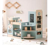 Les enfants jouent ensemble de cuisine - ROBOTIME ROBUD Coffret de jeu - Coin Café