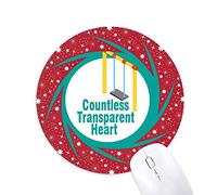 les enfants l'esprit pur du ciel bleu. tapis de souris rouges rondes roues en caoutchouc