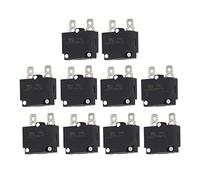 Les Enfants Montent sur le Disjoncteur de Voiture, le Protecteur de Surcharge de Réinitialisation Automatique Compact 10Pcs AC125 250V Professionnel pour le Moteur (13A)