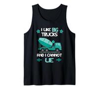 Les Enfants Que J'aime Les Gros camions et Je ne Peux Pas mentir pour Tout-Petit Débardeur