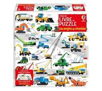 Les engins de chantier - Coffret livre et puzzle