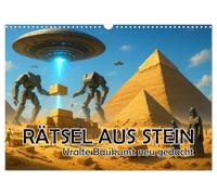 Les énigmes de la pierre - L'art ancien de la construction revisité, Version française (Calendrier mural 2026 DIN A3 portrait), Calendrier CALVENDO mensuel