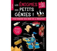 Les énigmes des petits génies CE2 Stéphanie Viards (Auteur), Ewen Blain (Illustration)