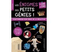 Les énigmes des petits génies ! – Du CM1 au CM2 – Cahier de vacances – Larousse