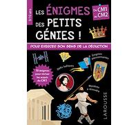 Les énigmes des petits génies ! Du CM1 au CM2- Cahier de vacances