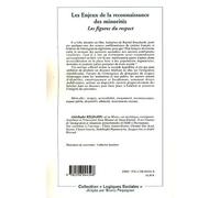Les Enjeux de la reconnaissance des minorités : Les figures du respect