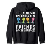 Les ennemis de mes ennemis sont mes amis bactériophage drôle Sweat à Capuche
