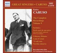 Caruso, Enrico - Intégrale des Enregistrements/Vol.9 [Import]