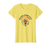 Les Enseignants d'art créent de Jeunes Artistes Amusants Quotidiens colorés T-Shirt, Femme, Citron, S