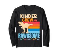 Les Enseignants de Maternelle de Kinder Crew sont des Dinosaures géniaux Manche Longue