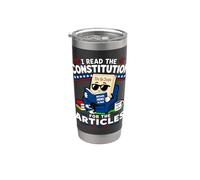 Les enseignants d'histoire lisent la Constitution Articles amusants Enseigner Gobelet isotherme en acier inoxydable double paroi