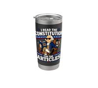 Les enseignants d'histoire lisent la Constitution Articles amusants Enseigner Gobelet isotherme en acier inoxydable double paroi