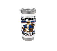 Les enseignants d'histoire lisent la Constitution Articles amusants Enseigner Gobelet isotherme en acier inoxydable double paroi
