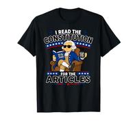 Les Enseignants d'histoire lisent la Constitution Articles Amusants Enseigner T-Shirt