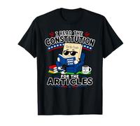 Les Enseignants d'histoire lisent la Constitution Articles Amusants Enseigner T-Shirt
