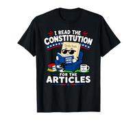 Les Enseignants d'histoire lisent la Constitution Articles Amusants Enseigner T-Shirt