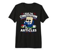 Les Enseignants d'histoire lisent la Constitution Articles Amusants Enseigner T-Shirt Haut de Gamme