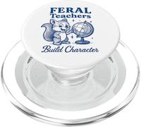 Les Enseignants Sauvages construisent Le Personnage d'un Professeur d'amant d'écureuil PopSockets PopGrip pour MagSafe