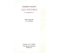 Les Épîtres - Clément Marot - Nizet - broché - Poésie