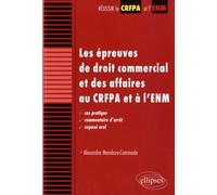 Les épreuves de droit commercial et des affaires au CRFPA et à l'ENM: Cas pratique, commentaire d'arrêt, exposé oral