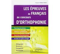 Les épreuves de français au concours d'orthophonie