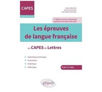 Les Épreuves De Langue Francaise Au Capes De Lettres