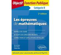 Les épreuves de mathématiques aux concours: Catégorie B