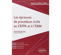 Les épreuves de procédure civile au CRFPA et à l'ENM
