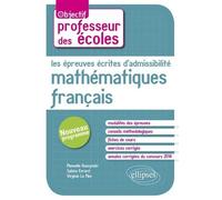 Les Épreuves Écrites D'admissibilité Mathématiques Français - Crpe Nouveau Programme