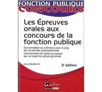 Les épreuves orales aux concours de la fonction publique