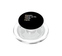 Les erreurs drôles de Professeur de mathématiques Nous Permettent de Penser Dur PopSockets PopGrip pour MagSafe