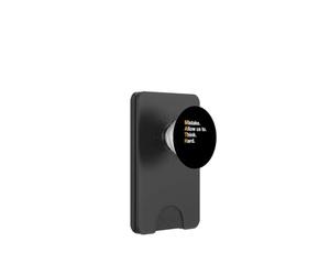 Les erreurs drôles de Professeur de mathématiques Nous Permettent de Penser Dur PopSockets PopWallet pour MagSafe