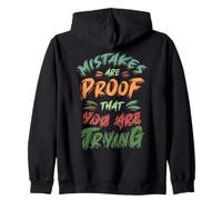 Les erreurs prouvent Que Vous essayez Citation Positive Sweat à Capuche