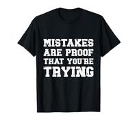 Les erreurs sont la Preuve Que Vous essayez la Croissance Mindset Vintage T-Shirt