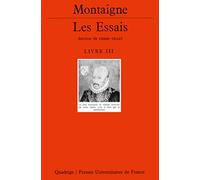 Les Essais, livre 3
