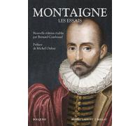 Les Essais - Michel de Montaigne - Bouquins Editions - broché - Roman
