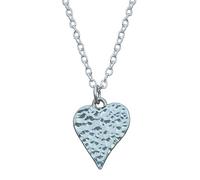 Les Etains de Jumilhac Pendentif coeur pour les noces de dix ans (étain), fabrication française en étain avec écrin noces de 10 ans. William Sturt