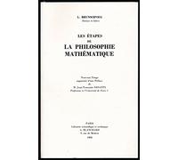 Les étapes de la philosophie mathématique - Nouveau tirage augmenté d'une préface de Jean-Toussaint Desanti - Index des noms propres