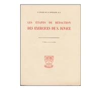 Les etapes de redaction des exercices de saint ignace - PINARD DE LA BOULLAY HENRI - Beauchesne - broché - Livre