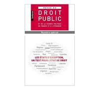 Les États d'exception, un test pour l'État de droit (Revue du Droit Public - Numéro spécial) Numero special rdp - Collectif - Lgdj - broché - Etude