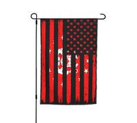 Les États-Unis Et Le Sous-Secrétaire D'État Américain Au Trésor Drapeau De Cour Double Face Drapeaux De Jardin Avec Œillets Bannière Pour Chambres Intérieure Toutes Les Saisons 30X45cm