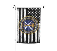 Les États-Unis Et Les Seals, Le Commandement Du Renseignement Et De La Sécurité De L'Armée Américaine Drapeau De Jardin Suspendre Drapeaux De Jardin Durable Bannière Pour Clubs Fêtes 30X45cm