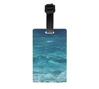 Les étiquettes de bagage Deep Blue Sea, élégantes, imperméables et durables, garantissent que votre voyage est sûr et ordonné.