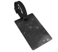 Les étiquettes de bagage noires et blanches Galaxy Prints sont légères, faciles à utiliser et rapides à identifier pour les valises de voyage et les sacs de sport.