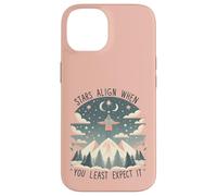 Les étoiles s'alignent Quand on s'y Attend Le Moins - Cozy Pastel Coque pour iPhone 14