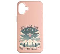 Les étoiles s'alignent Quand on s'y Attend Le Moins - Cozy Pastel Coque pour iPhone 16 Plus