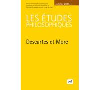 Études philosophiques 2014, n° 1 Collectif (Auteur)