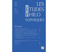 Les études philosophiques, numéro 2 - 2003