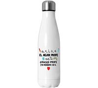 Les évènements de la Tata Bouteille avec message original cadeau pour profes maîtresses Bouteille en aluminium personnalisable (professeur)